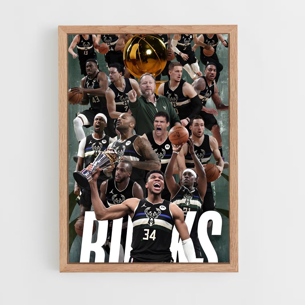 Poster Celtics vs Bucks – affiche Basketball (vue 4)